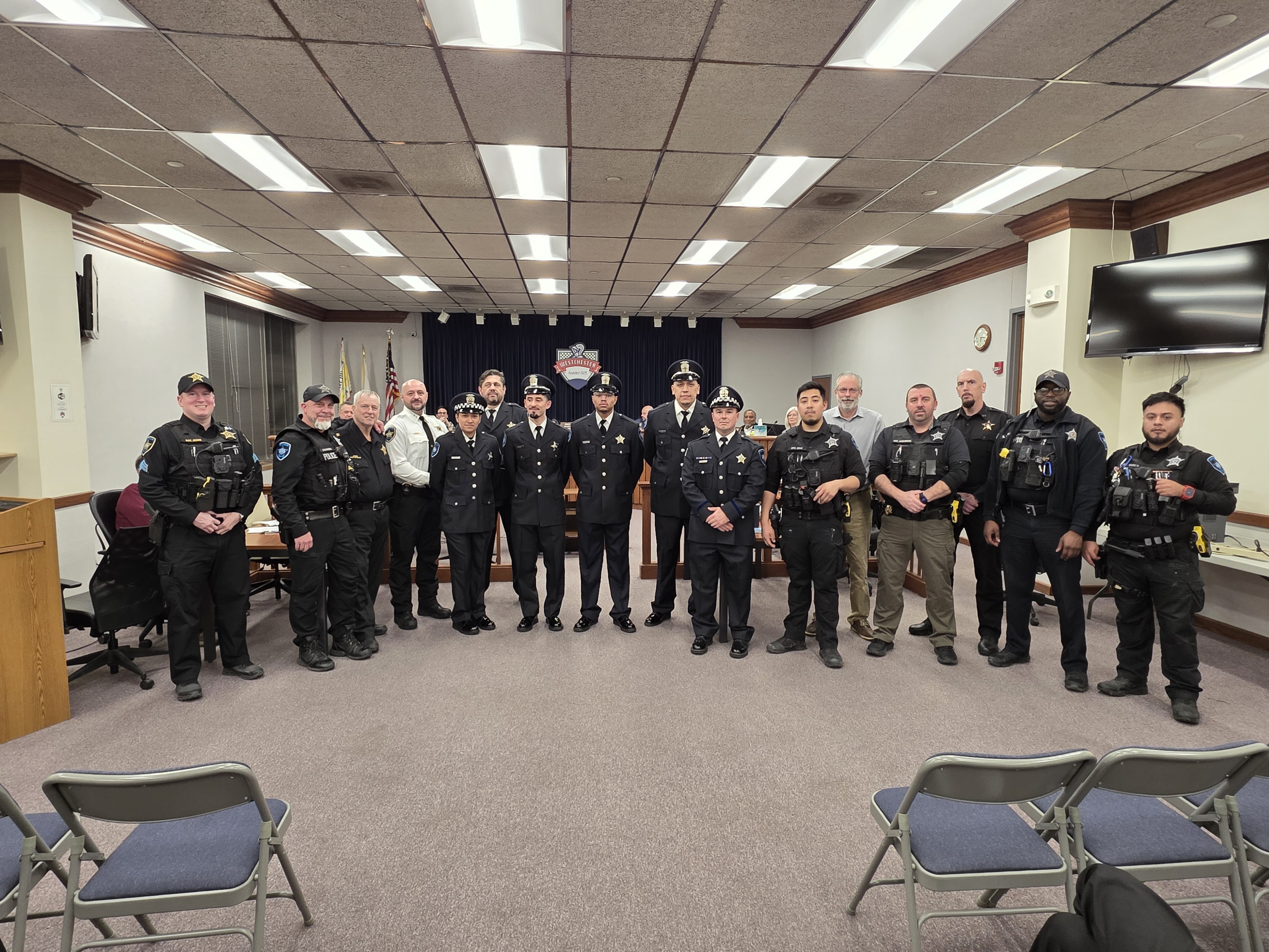 Westchester Police Department Welcomes Four New Officers
