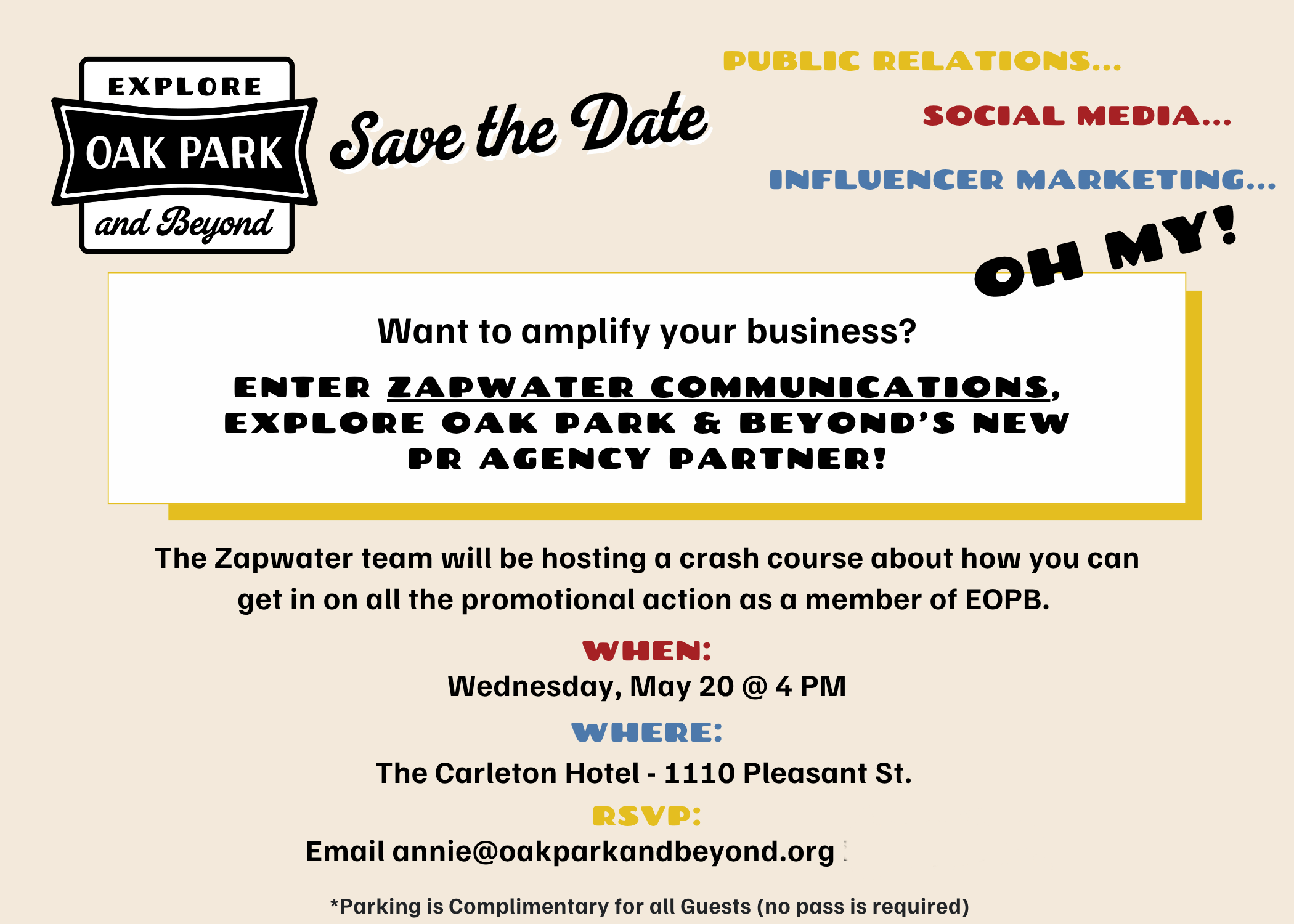 Join Us the Explore Oak Park and Beyond Workshop!