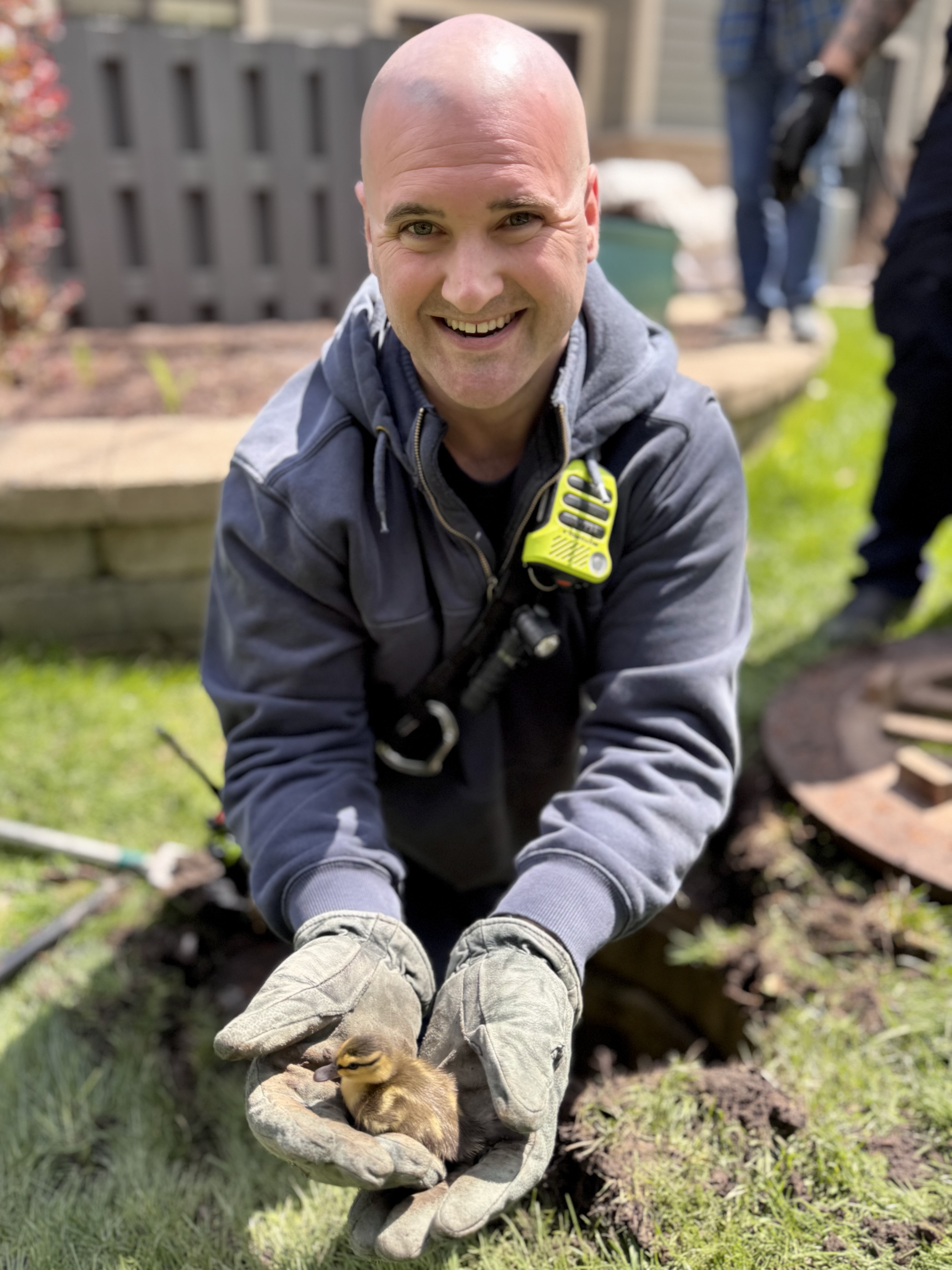 Westchester Firefighters Rescue Ducklings from Storm Drain