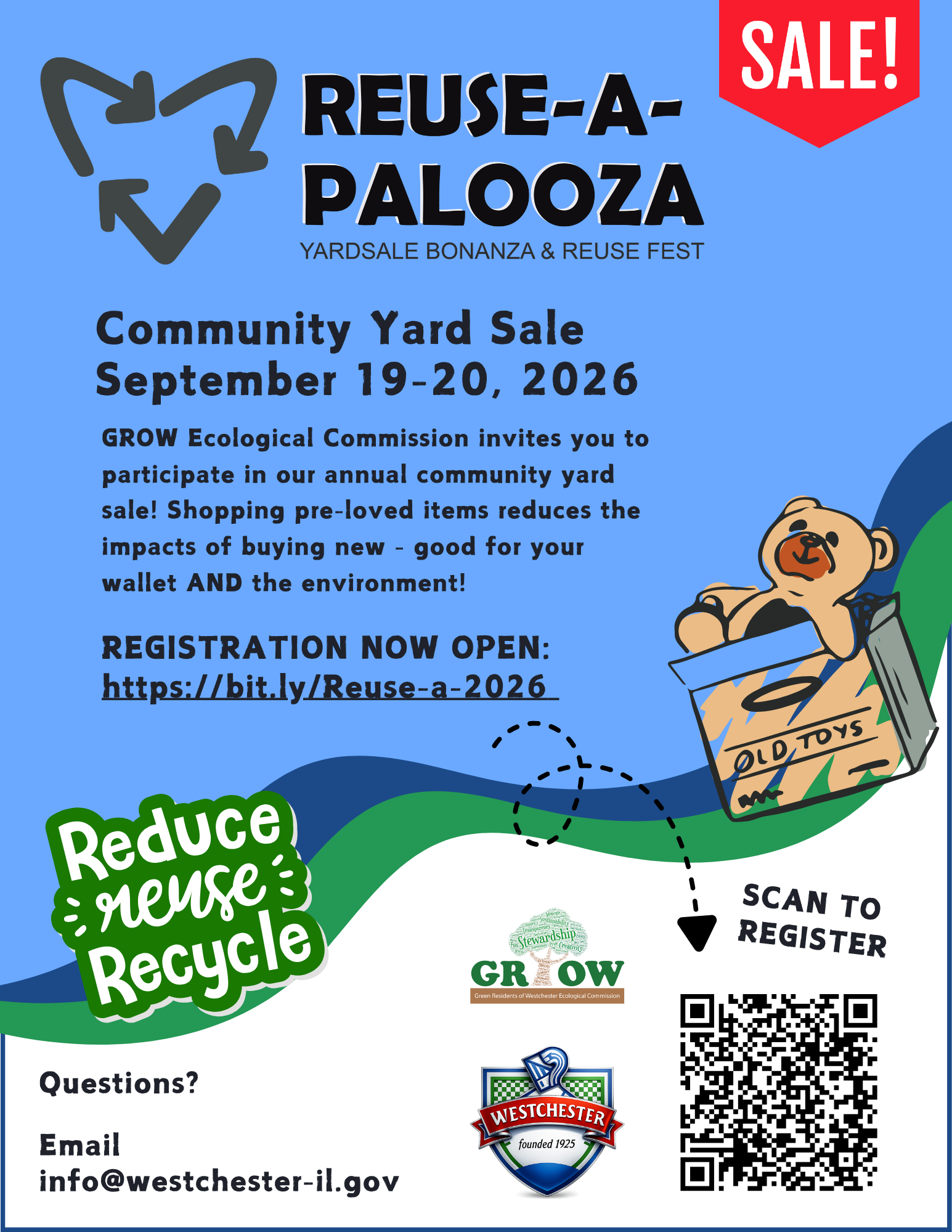 Join Us for Reuse-a-Palooza: Community Yard Sale on September 19-20, 2026!