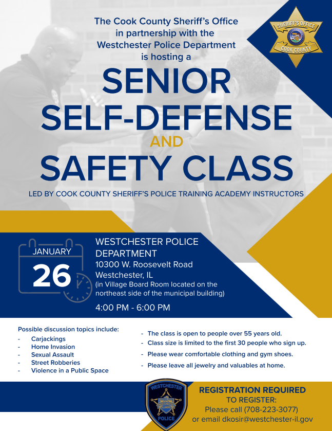 Senior Self-Defense & Safety Class